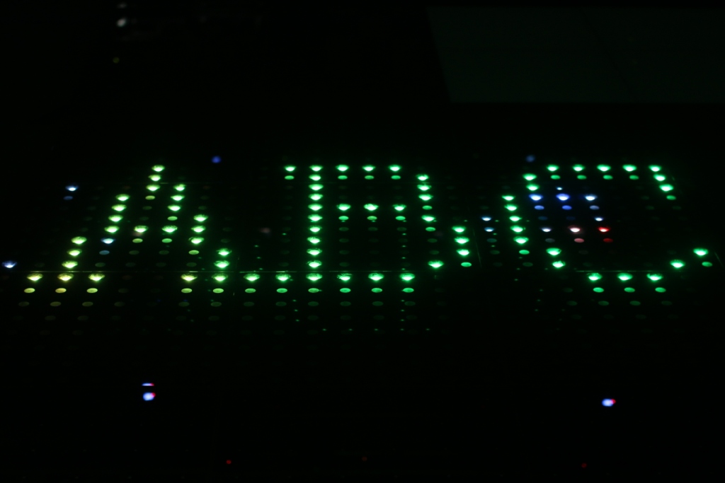 LED Dance Floor:8x8pcs RGB SMD, Cableless Magnet connect